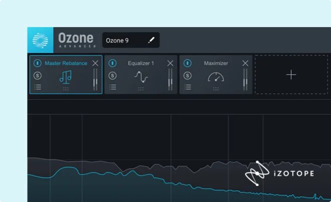 Screenshot of Ozone 9 Advanced Dashboard