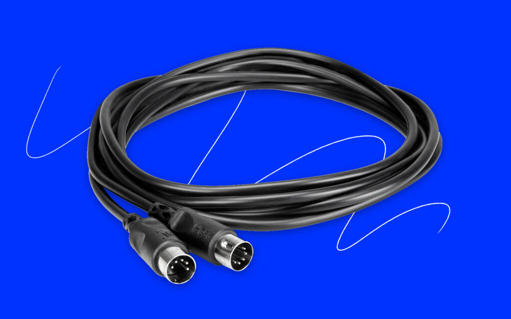 Image of a MIDI cable