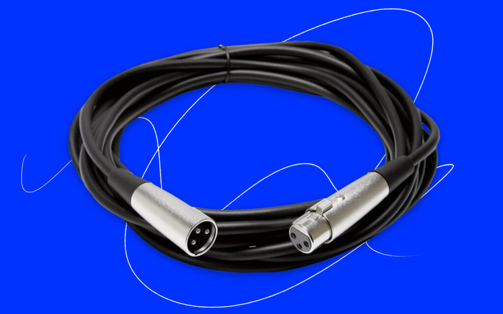 Image of XLR audio cables