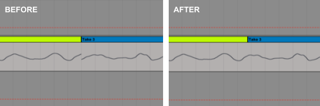 Adjusting the timing of different recordings (2)